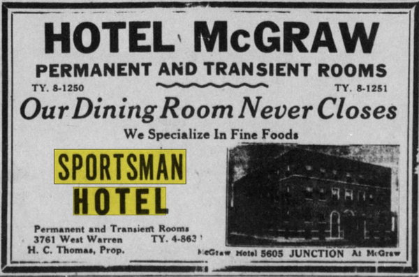 Sportsmen Motel (Sportmans Hotel, Sportsman Hotel) - Jan 15 1949 Article (newer photo)